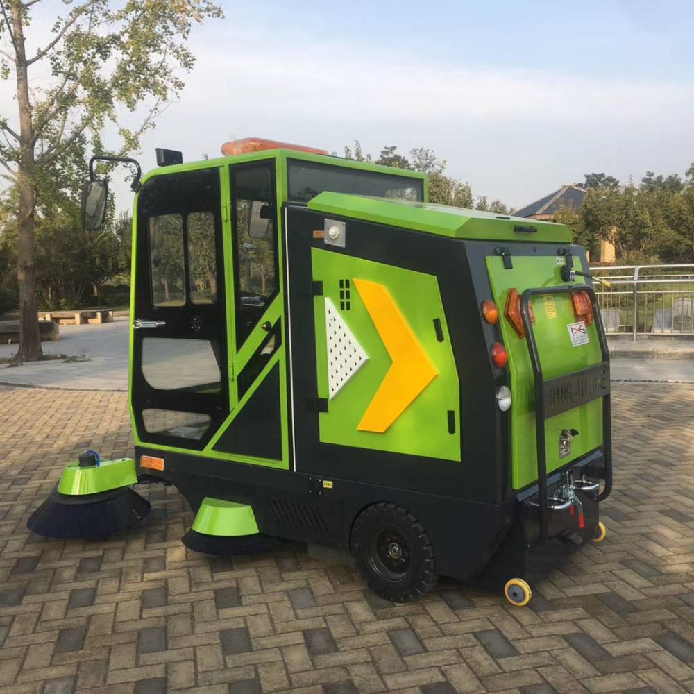 掃地車環衛車電動三輪駕駛式清掃車小區物業學校多功能吸塵掃路車