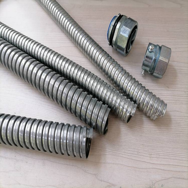 dn32热镀锌金属电缆穿线护套p3型单扣保护包线裸管长盛丰源