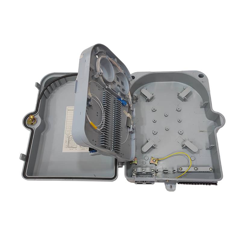 24芯光纤分纤箱ftth光纤楼道箱分线盒光纤配电箱24芯交接箱配线箱