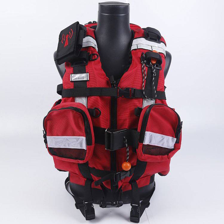 重型激流救生衣成人消防船用抗洪救灾多口袋防汛马甲150n带pfd装置