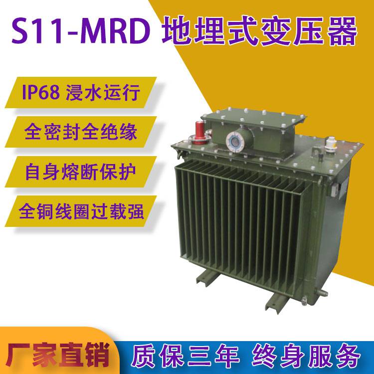 国标10kv级地埋式变压器 S11-MRD-500kva地埋式变压器 全铜线圈、价格优惠