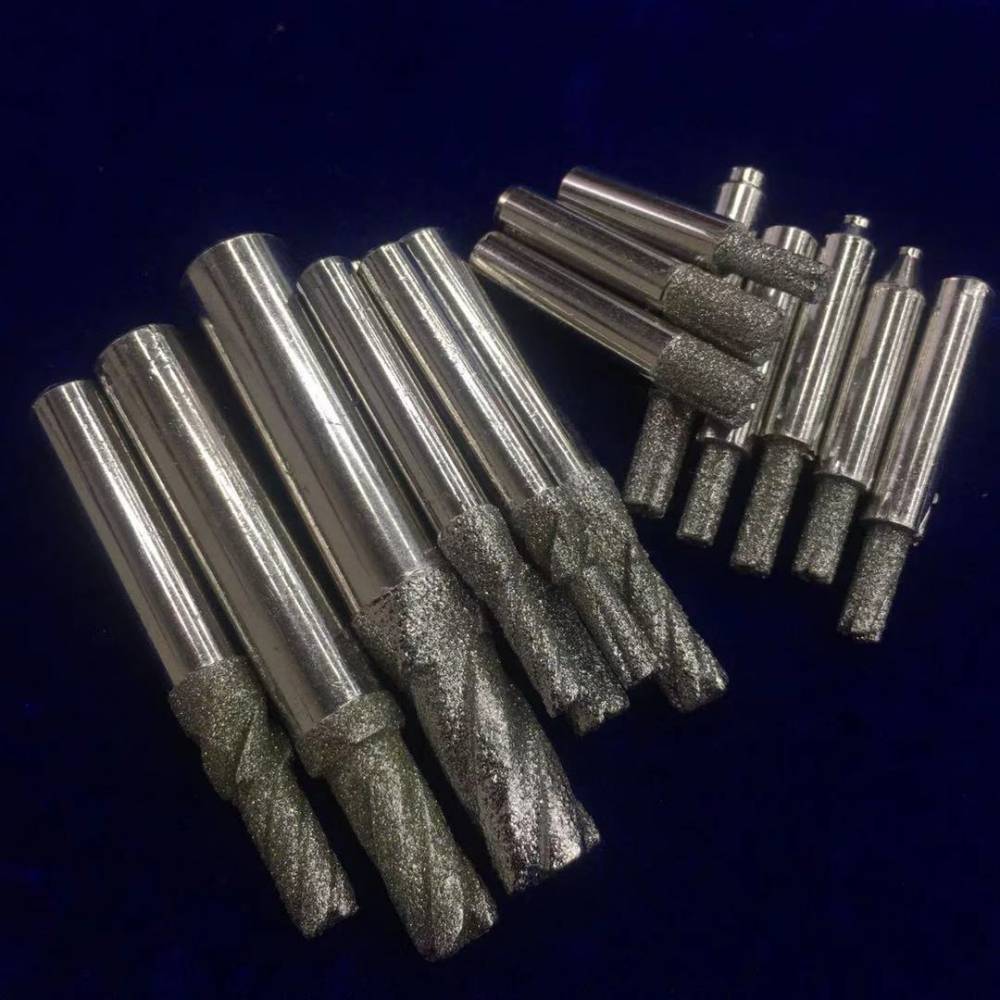 河南科美麻花钻电镀sdc磨头电镀sdc磨头硬质合金基体磨头定