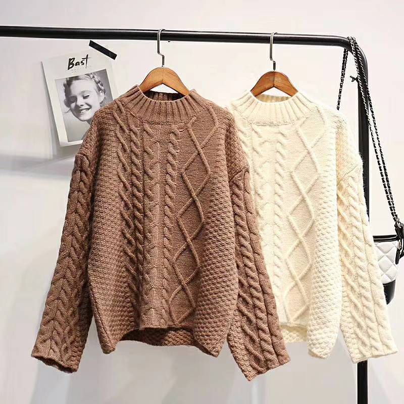 山南1至2元货源女生便宜毛衫 锦东尾货批发市场短款加厚毛衫