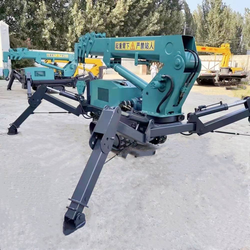 履带式蜘蛛吊转弯灵活无死角液压支腿角度可调节