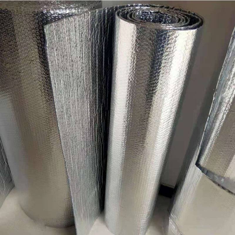 保温双面覆铝膜阳光房隔热膜防晒降温反光膜绿箔定做