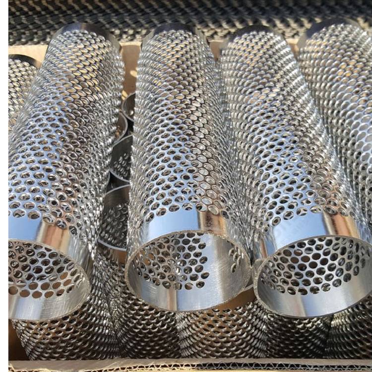 京墨冲孔圆孔网筒圆柱形压榨滤筒 定做304不锈钢网桶焊接过滤筒