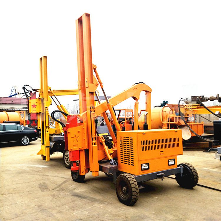 大鼎护栏打桩机小型液压护栏打桩机护栏打桩机