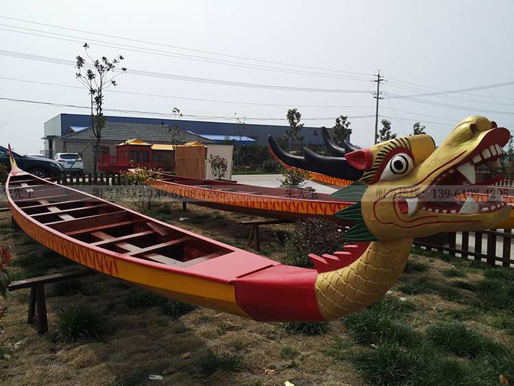 传统龙舟14人龙舟制造户外水上龙舟