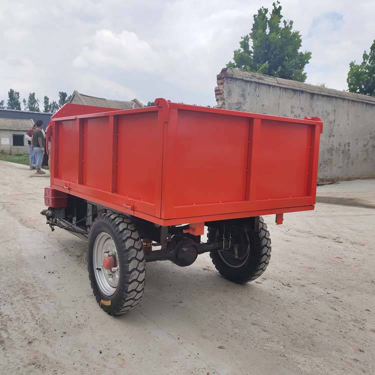 工地拉沙拉土三蹦子建筑工程自卸三轮车翻斗式电动三马子