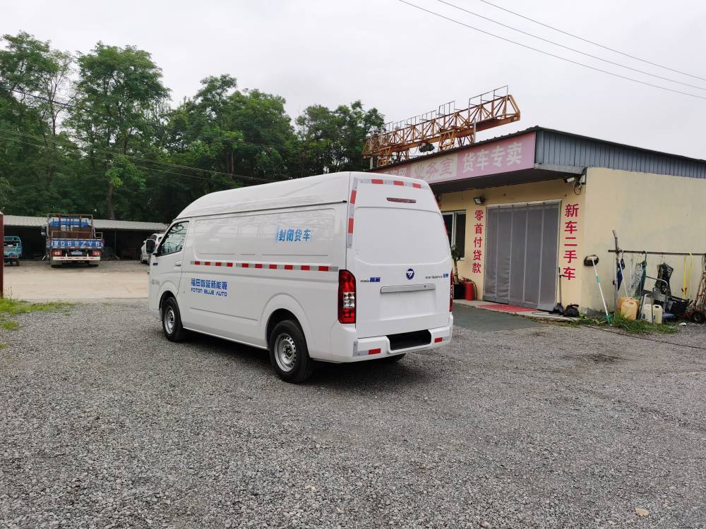 供应北京福田智蓝新能源封闭货车风景智蓝bj5039xxyev6封闭货车