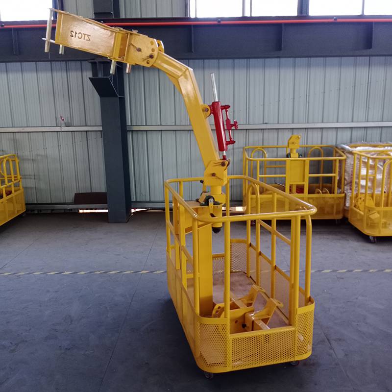 定制18米塔吊吊篮久恒360度旋转吊车吊篮云南载重2吨吊车吊框