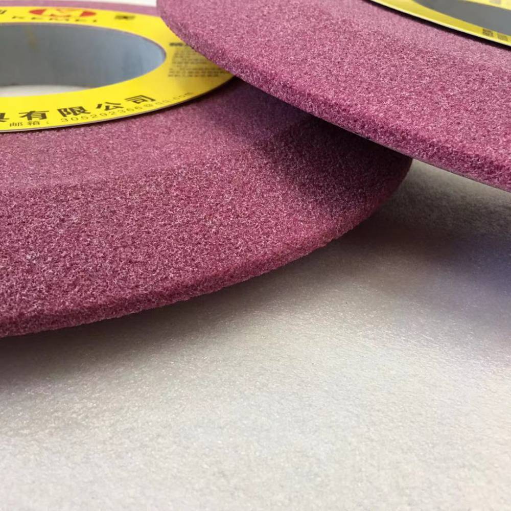 陶瓷铬刚玉砂轮红刚玉砂轮双斜边砂轮抗破碎性及自锐性好