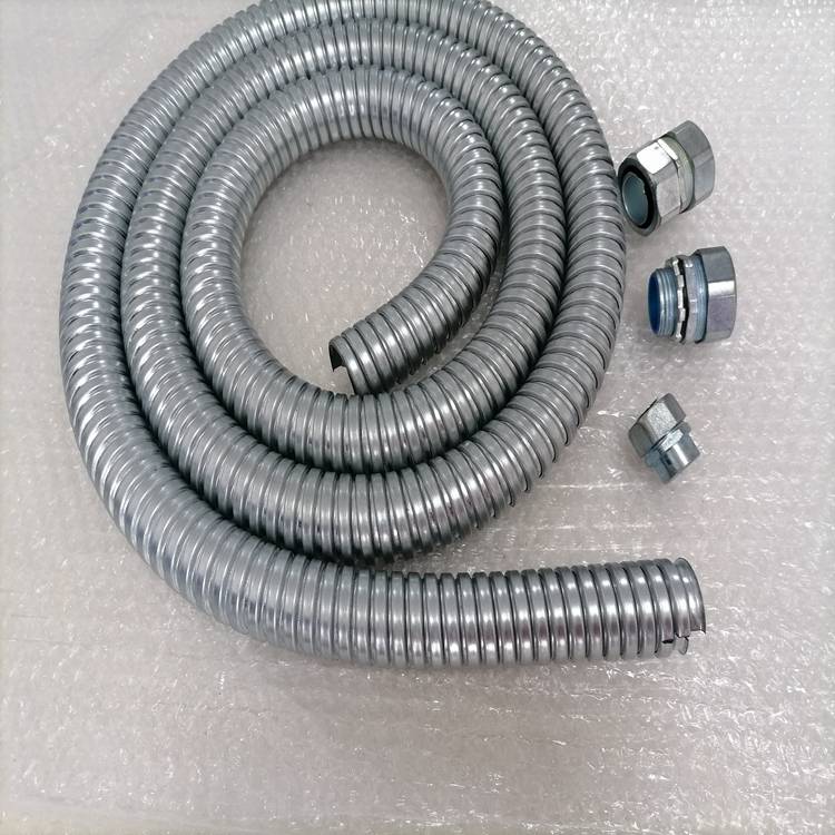 dn32热镀锌金属电缆穿线护套p3型单扣保护包线裸管长盛丰源