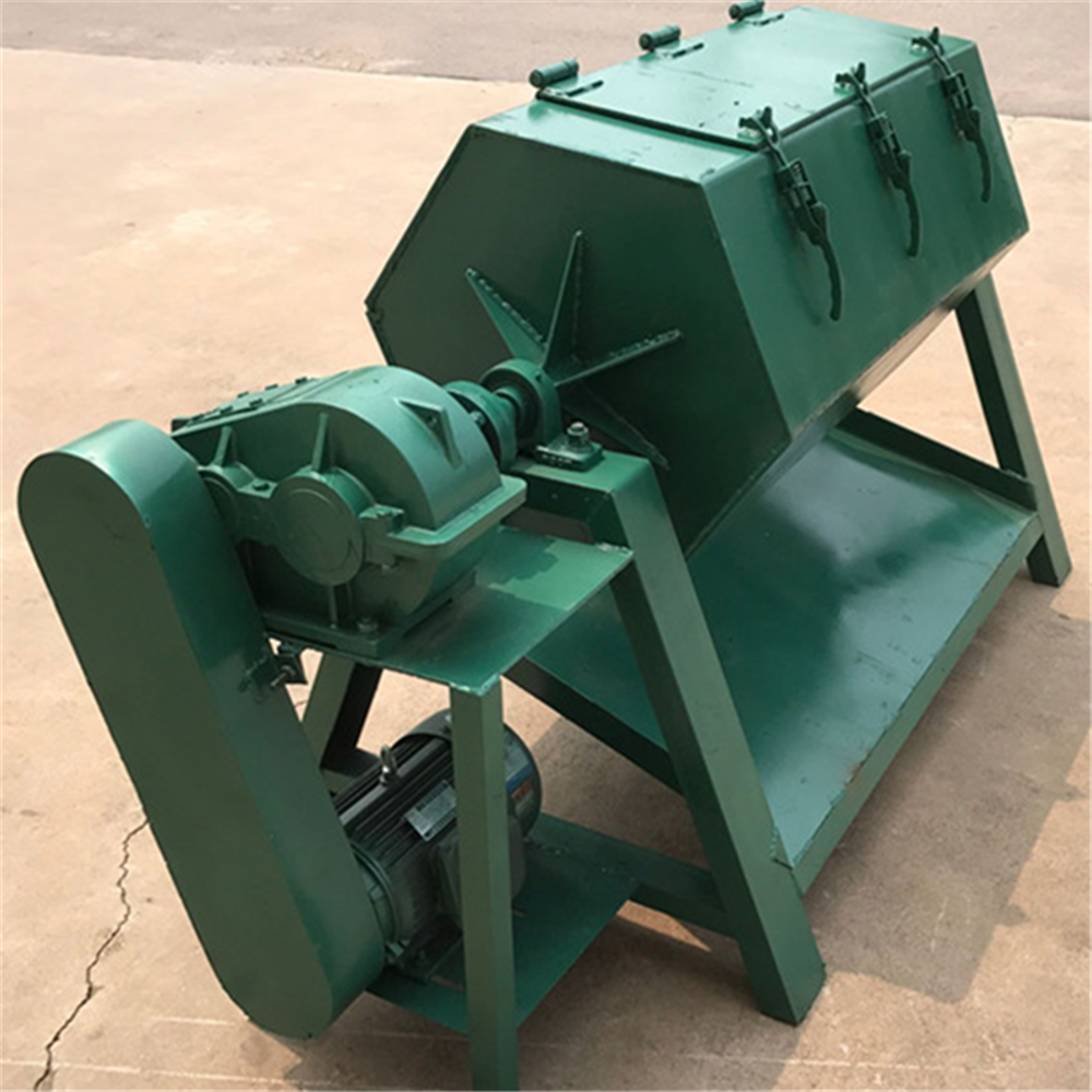 200升电动滚筒除锈机加内衬六角滚筒抛光机去毛刺打磨机