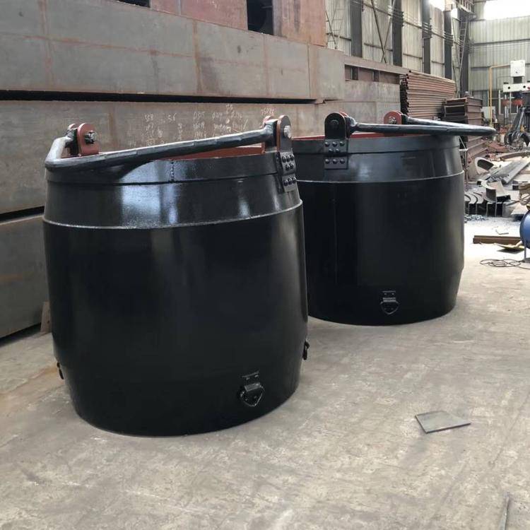 明投矿井提升用mzs550立方矿用吊桶结构简单开启灵活