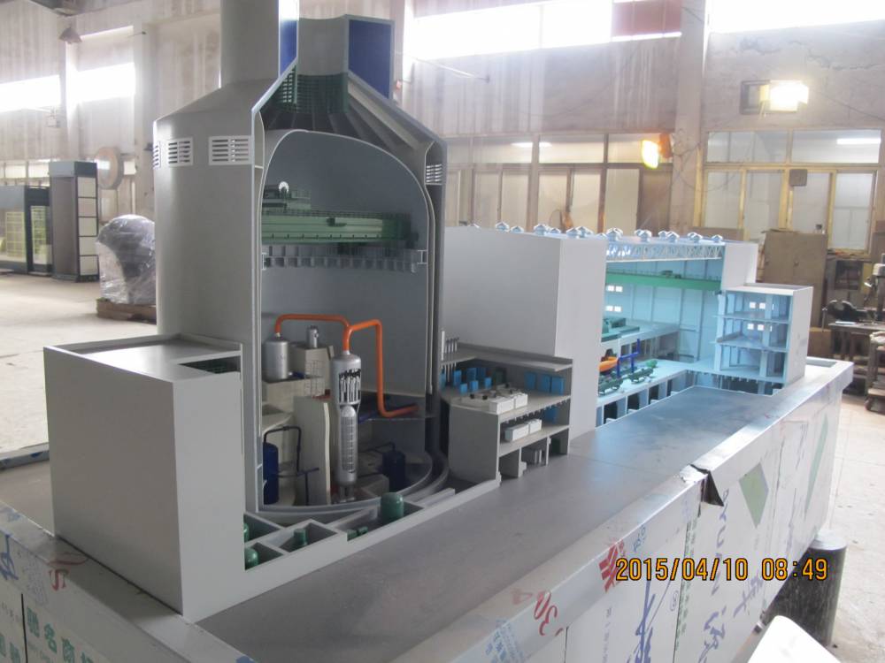 堆芯架构模型 快中子增殖堆模型 核电站剖面展览展示模型