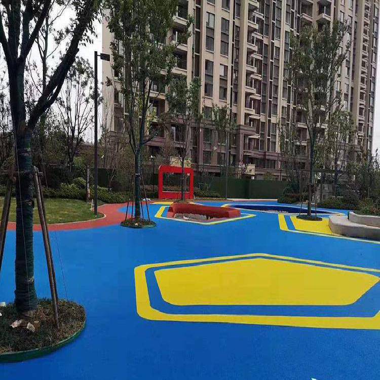 鑫威 弹性地垫 混合型塑胶跑道 供应定做
