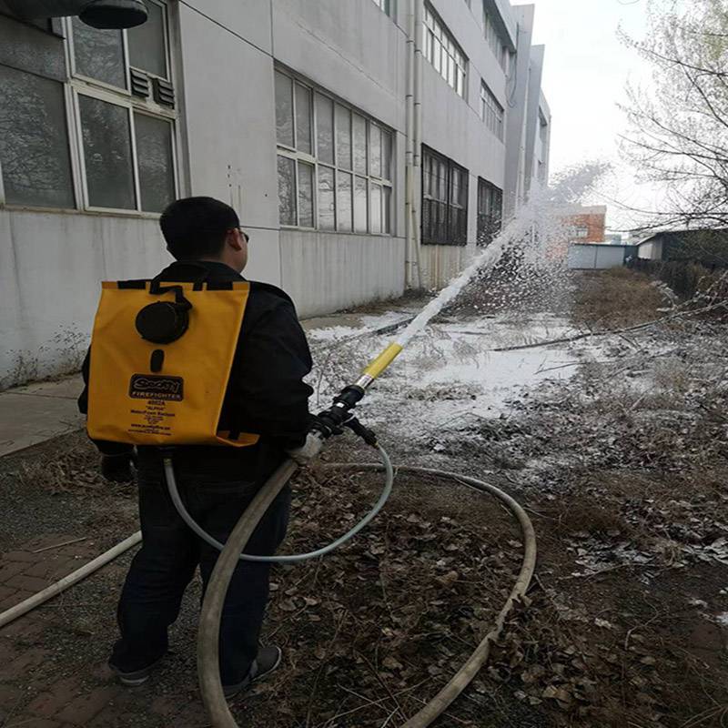 消防救援揹負式泡沫水槍泡沫混合噴水系統森林救火高壓水槍背囊合盾