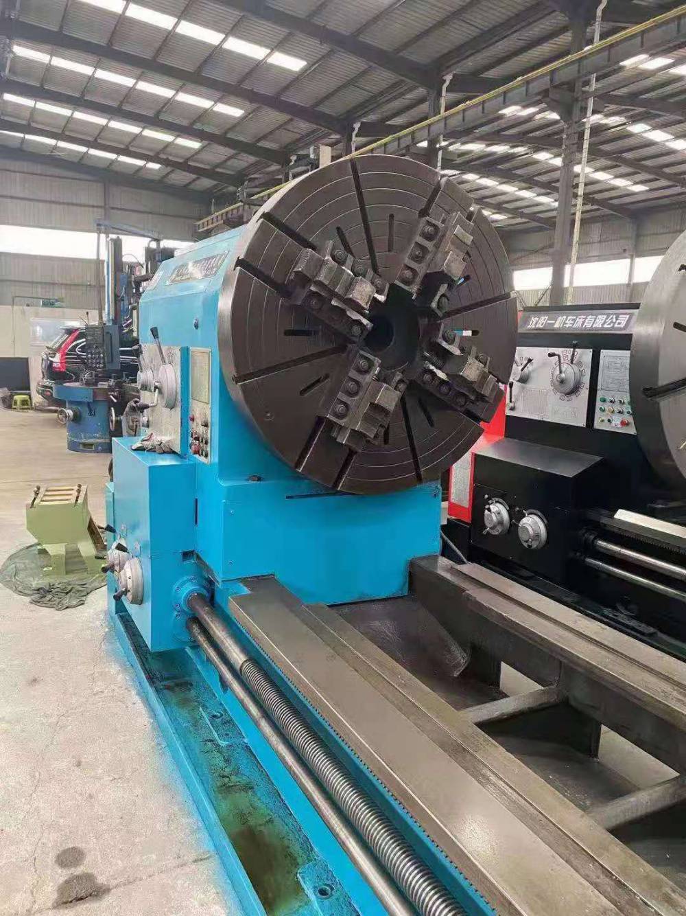 转让安阳鑫盛c61200x8米重型卧式车床二手车床