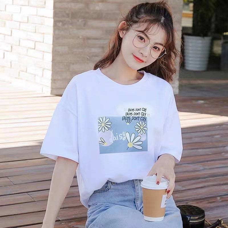 潮流大版T恤几元上衣广州白马服装批发城风垂感舒适吊带上衣女