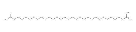 2055041-21-7，Acid-PEG4-S-PEG4-acid包含两个末端羧基