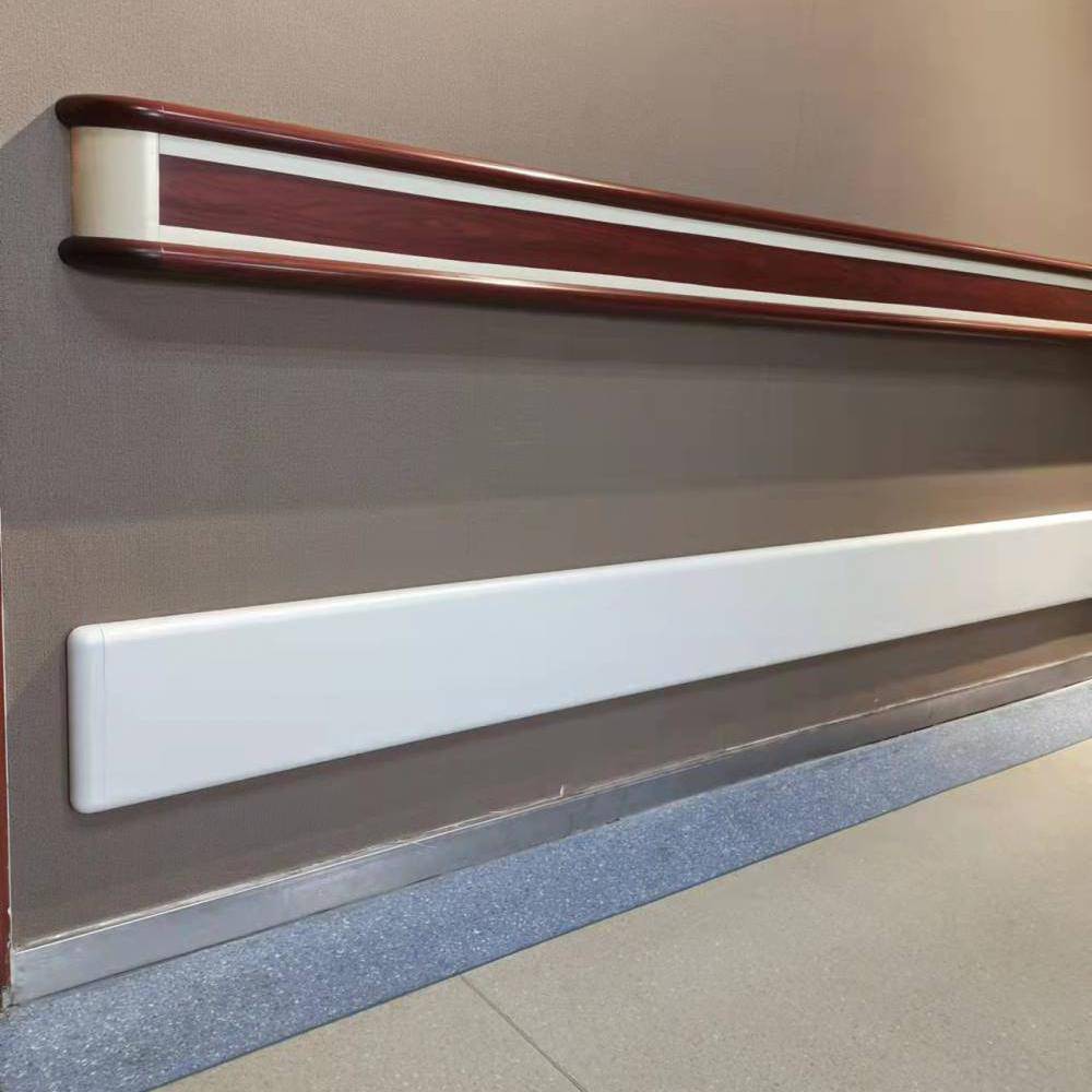 山东联升ls691药厂车间走廊防撞护墙板20公分pvc防撞带pvc铝合金材质