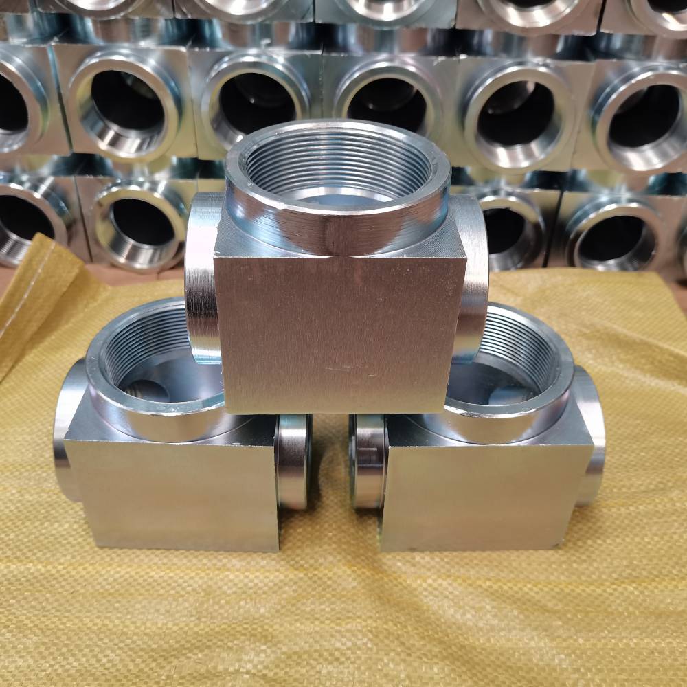 隆原七氟丙烷管件消防气体灭火三通丝接高压中大三通