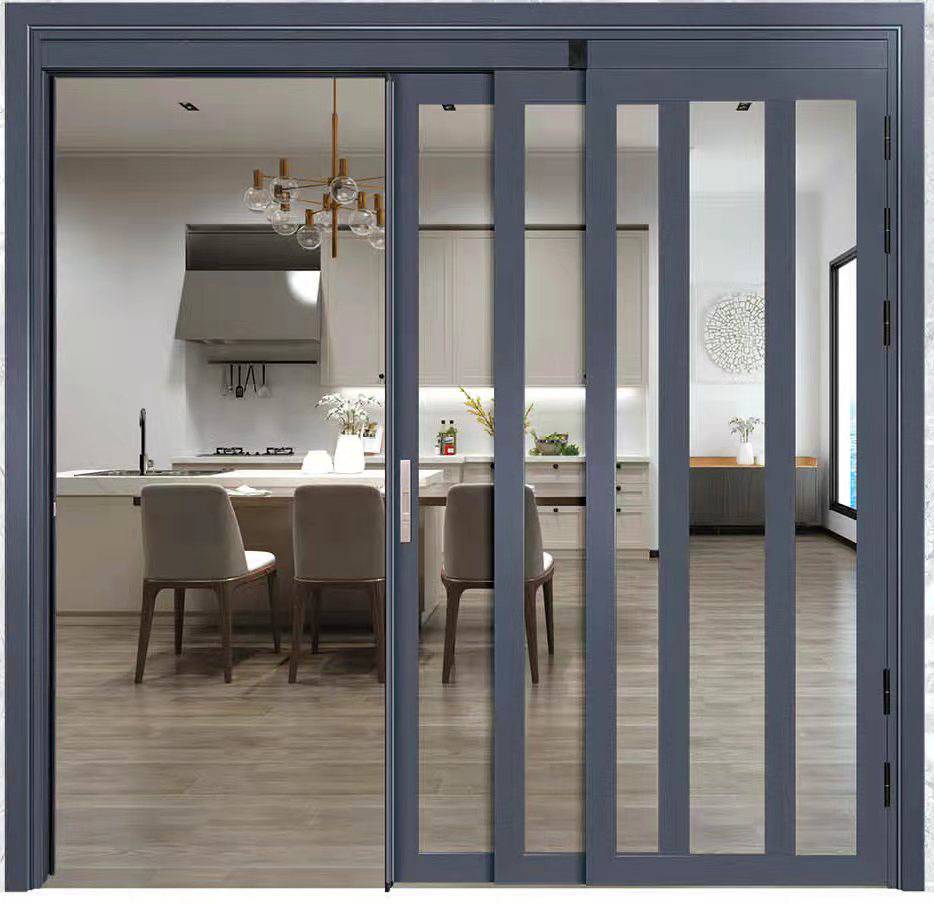 【供应pt门pd门 铝合金pt门虹岭门窗新40系列pd厨房门阳台门平开推拉