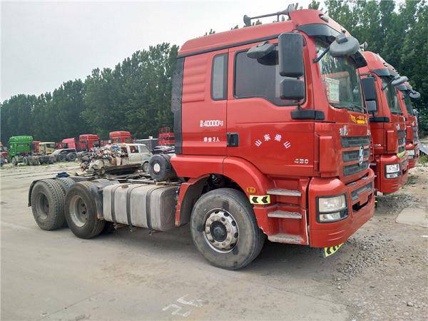 二手国五陕汽德龙x3000x5000轻型重型版牵引车拖头