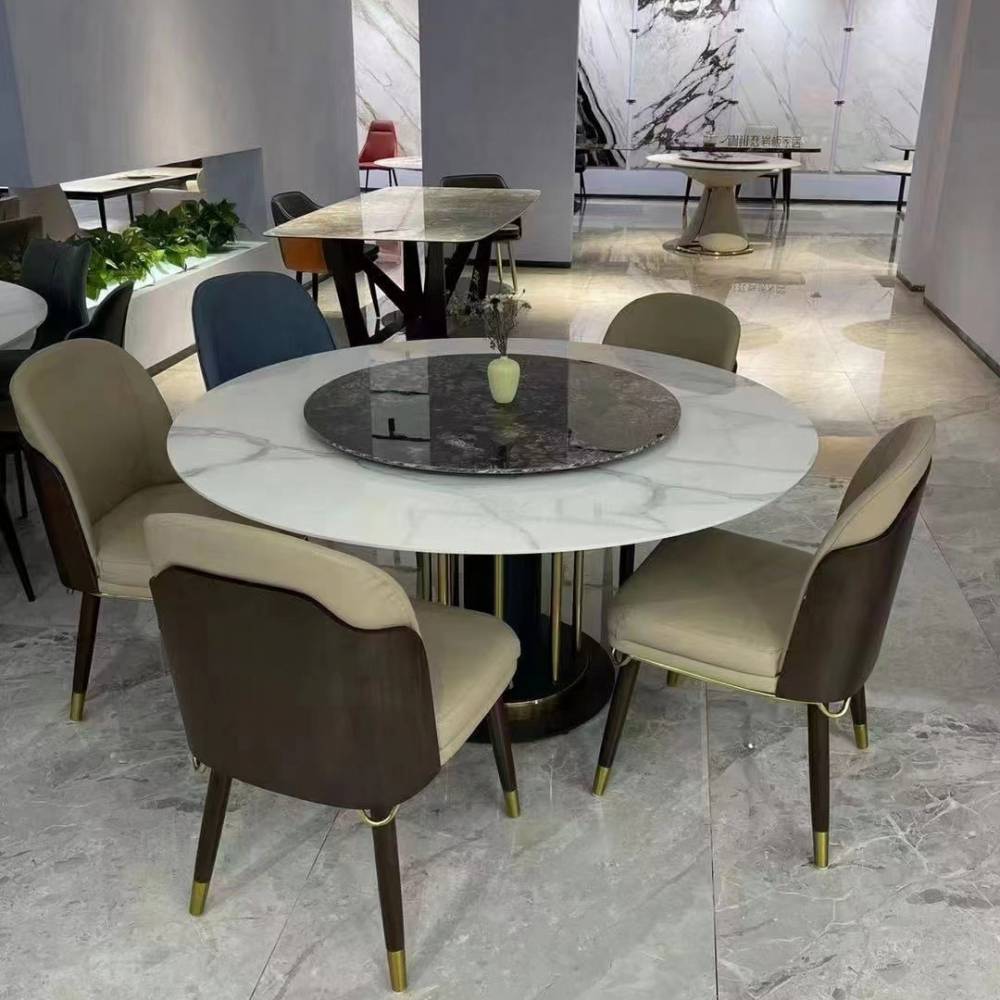 浅灰色暖色意大利灰岩板桌面厨房石面石材长方形酒柜底座门槛人造