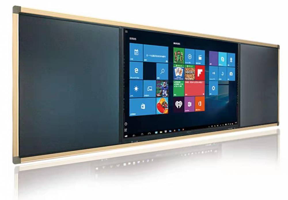 厂家络奥触控液晶智能互联压感黑板智慧黑板