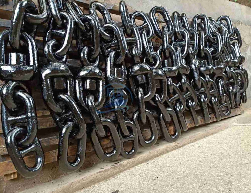 船用锚链锚链附件32mm转环组kr证书