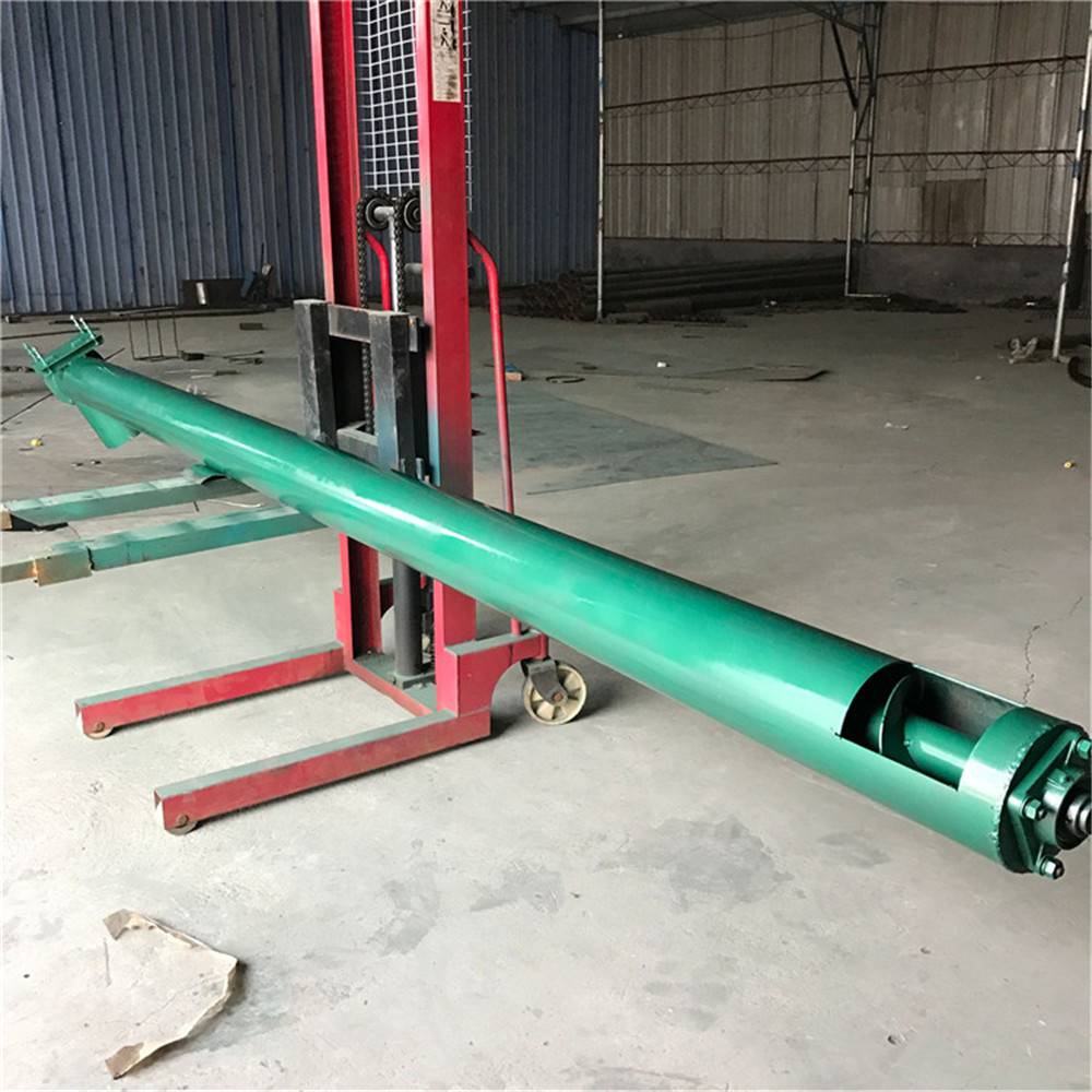 大管径长度可定做蛟龙抽粪机倾斜式家用吸粪机养殖场粪便清粪机