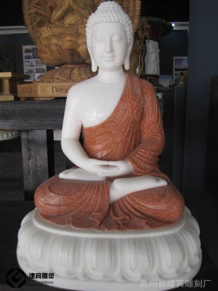 各种汉白玉石雕大日如来佛雕像加工定做