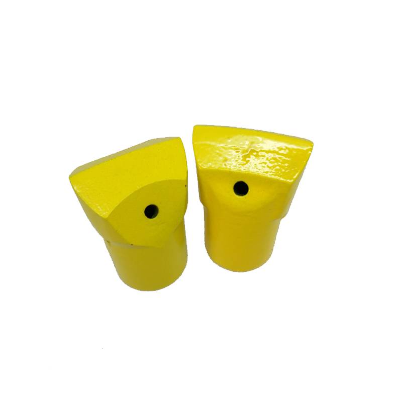 矿山隧道凿岩用b22钻头32mm一字钎头各种型号风钻头大合金锥度连接