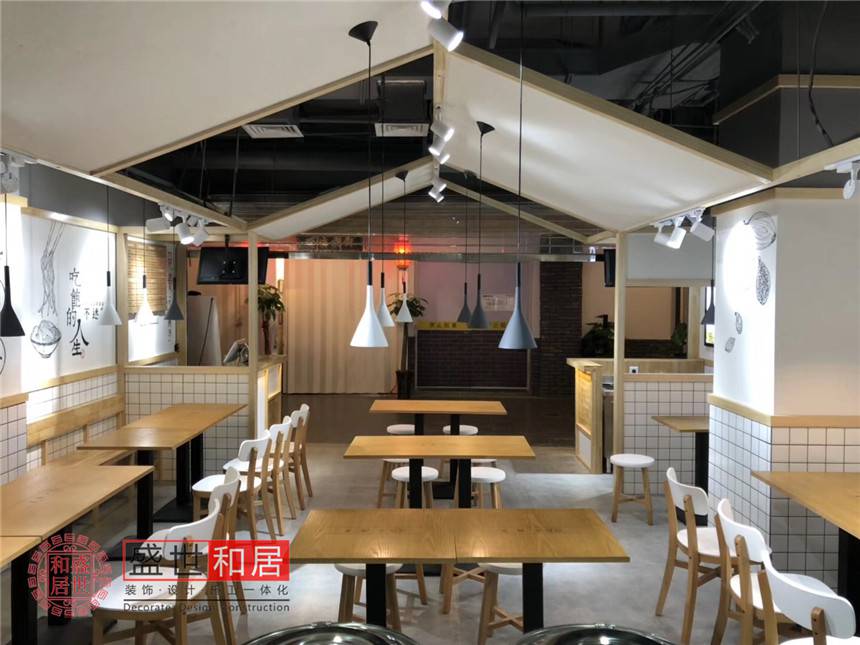 合肥牛肉面馆装修特色面馆设计面馆装修实景案例