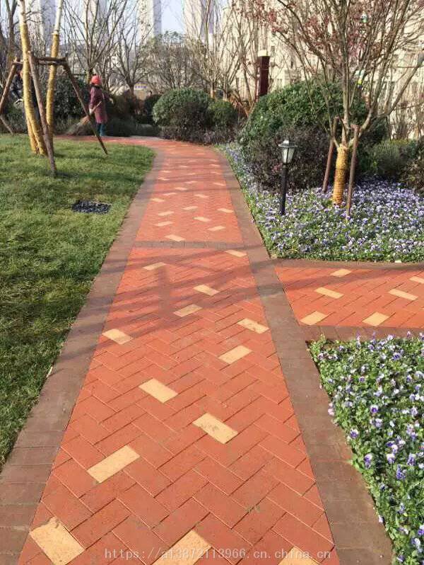 湖北武汉市政用烧结砖陶土砖红砖盲道砖