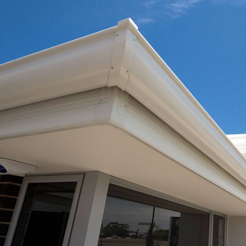 贵州都匀金属檐沟5英寸成品天沟房檐雨水槽大厂品质