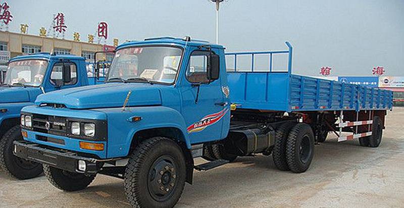 东风原厂a2半挂牵引教练车尖头牵引考试车配置