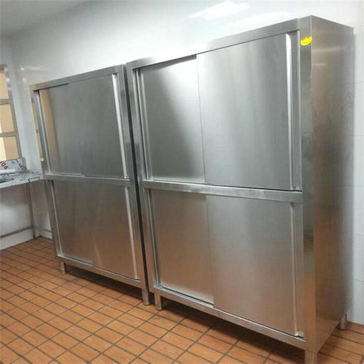 鲁博 单门不锈钢小碗柜 食堂不锈钢碗柜