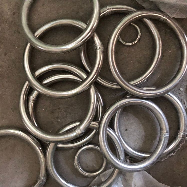 金聚进304不锈钢圆环圆圈环实心环钢圈大o型环焊接环非标加工定制