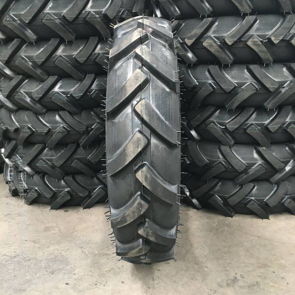供应农用拖拉机人字轮胎9516充气尼龙胎
