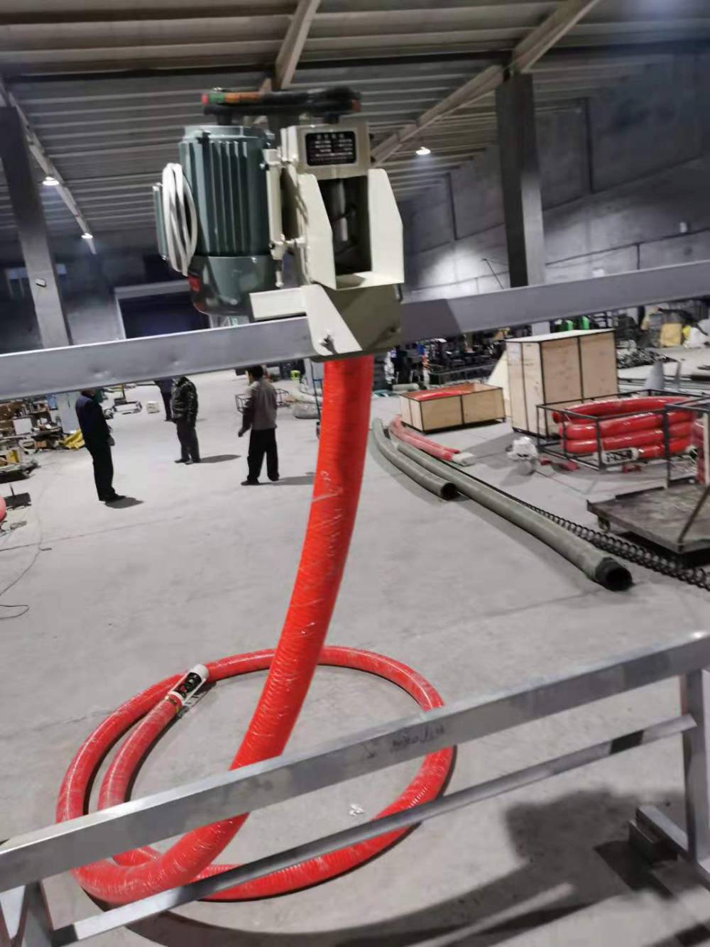 吸粮机螺旋绞龙吸谷机小型车载稻谷抽粮机玉米软管上料机的农用机械