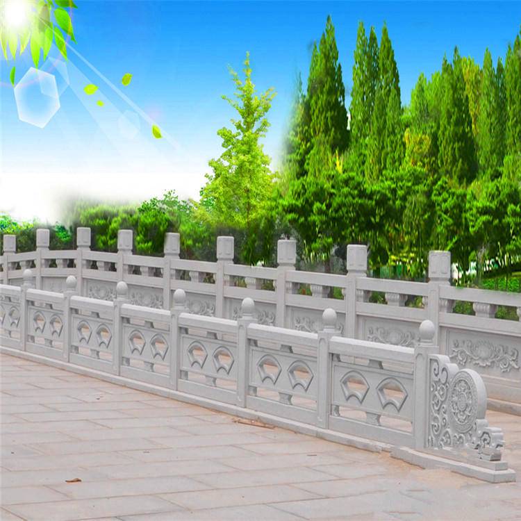 花岗岩石材栏杆栏板定做阳台大桥石头护栏报价