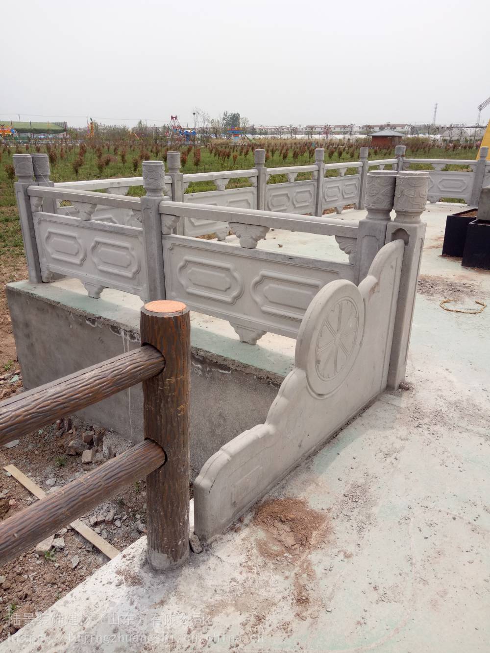 萍乡水泥仿石扇形护栏质量可靠水泥仿石汉白玉栏杆
