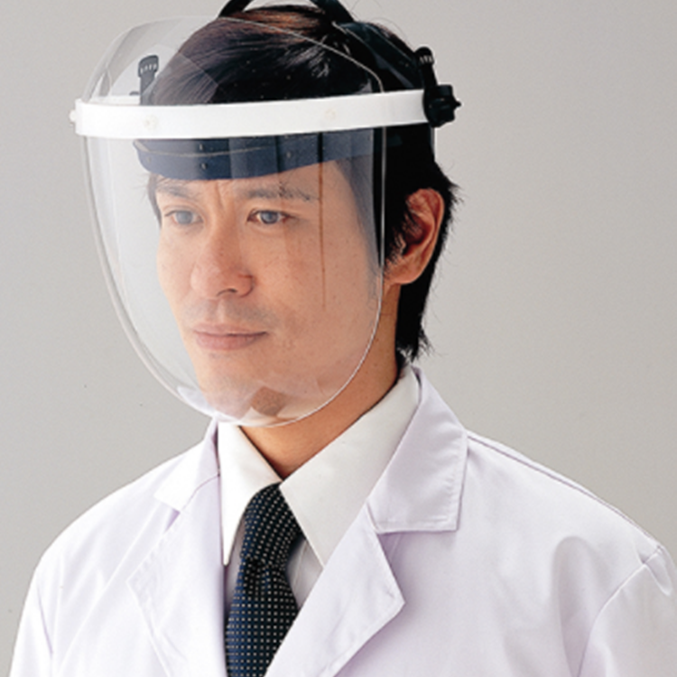 实验室用asone防护面罩亚克力520rn4