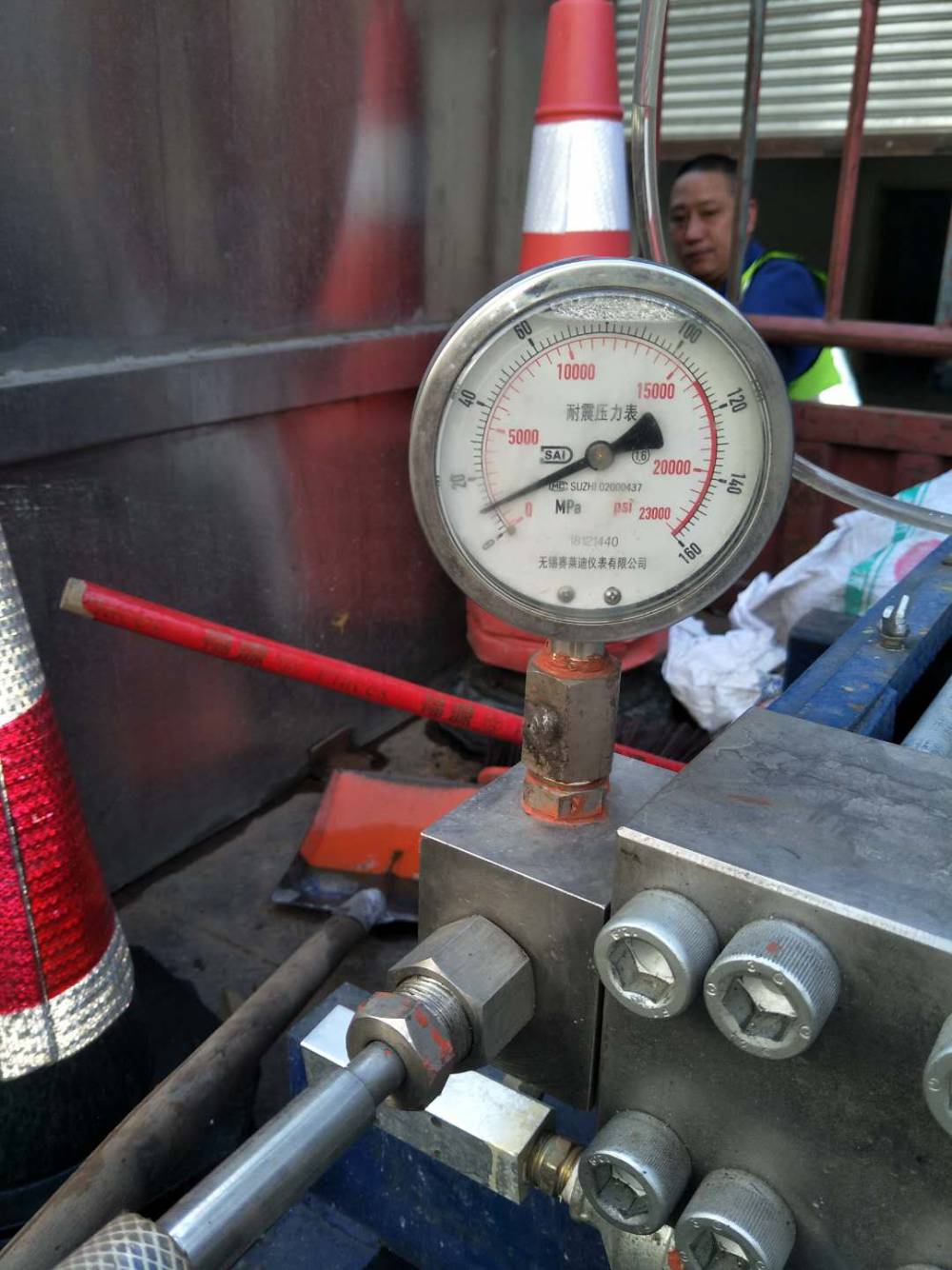 松江管道试压泵功率图片