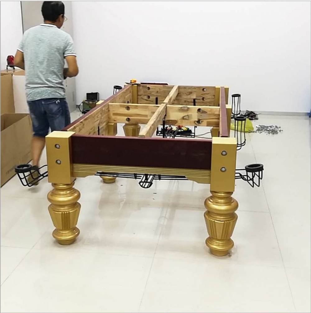 方氏木库台球桌美式黑八桌球台俱乐部球房台球桌