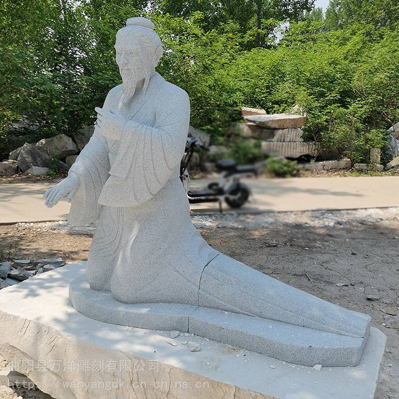定制花岗岩石雕人物古代人物雕像人物浮雕壁画校园人物雕塑