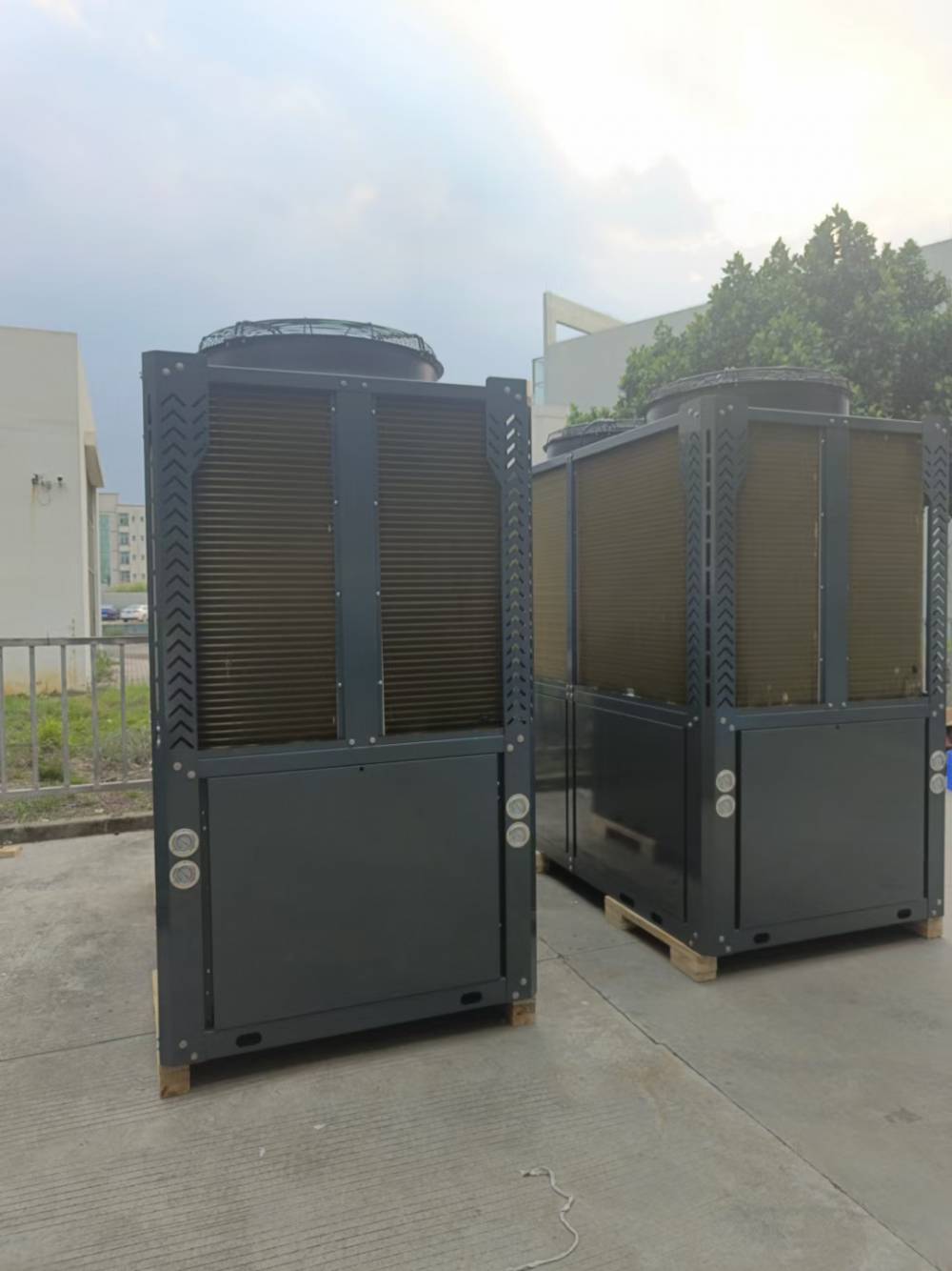 工地空气能供暖工程 水源热泵热水工程